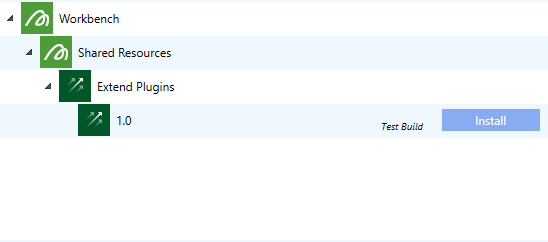 Screenshot showing the Extend Plugins item in the Download Manager.